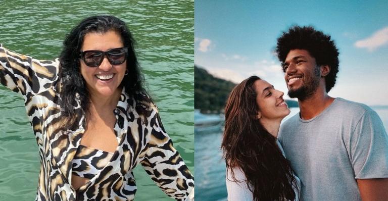 Regina Casé posta clique da filha com o marido e faz belíssima homenagem