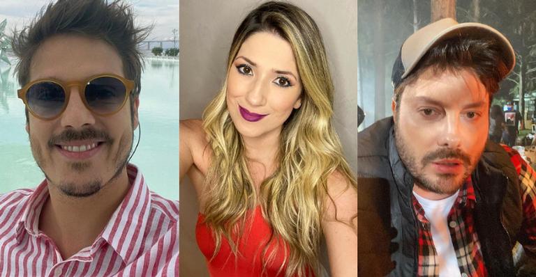 Fabio Porchat posta foto antiga com Dani Calabresa e Danilo Gentili: ”Da época que tudo era mato”