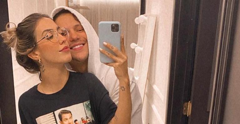 Gabi Brandt se declara para Saulo Poncio com clique romântico: ”Para sempre”