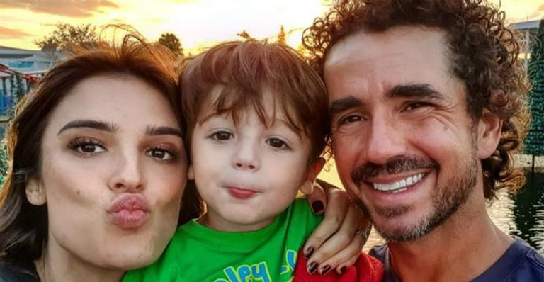 Filho de Rafa Brites e Felipe Andreoli surge fantasiado e encanta web: ”Lindo”