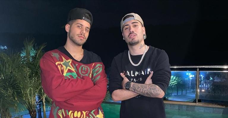Zé Felipe agita a web ao posar com Kevinho: ”Vem aí os fifis”