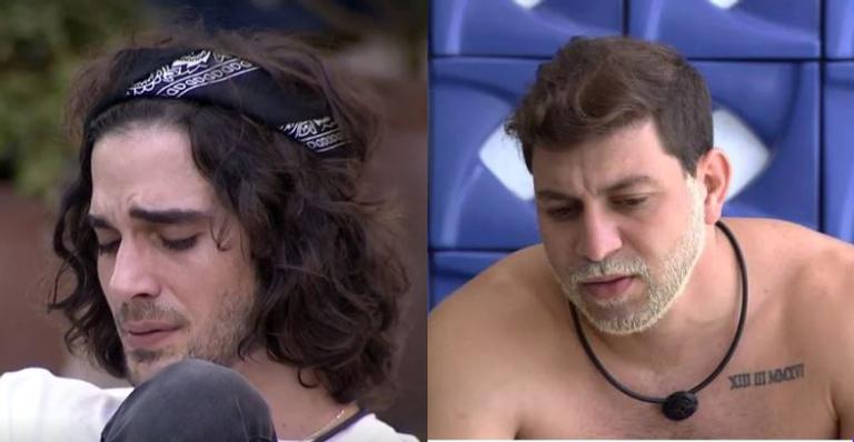 BBB21: Caio e Fiuk conversam sobre seus desentendimentos: ”Fiquei magoado com aquele trem”