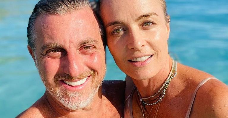 Luciano Huck celebra o amor com declaração para Angélica: ”Minha sempre namorada!”