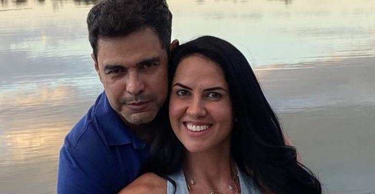 Zezé Di Camargo faz tatuagem para Graciele Lacerda: ”No coração e agora na pele!”