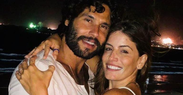 Dudu Azevedo comove web com declaração romântica para esposa: ”Saudade presa no meu coração”