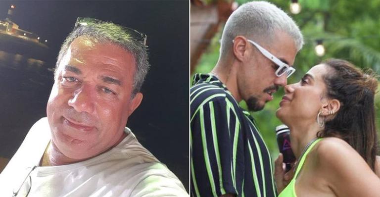 Pai de Anitta opina sobre romance da cantora com Lipe Ribeiro: ”Shippo!”