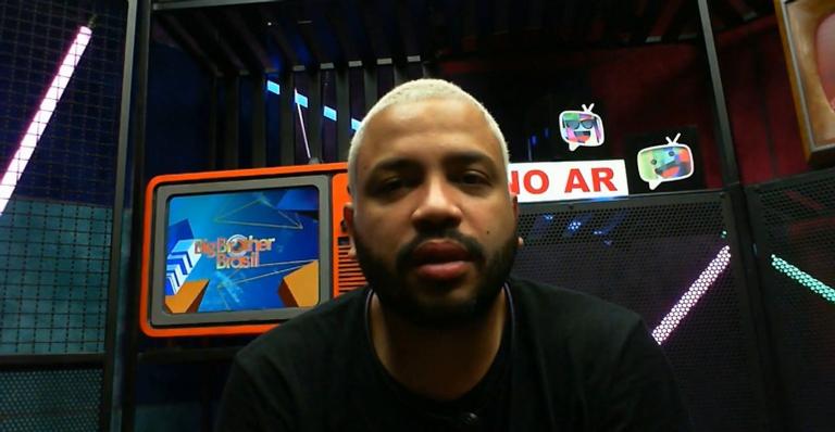 BBB21: Abalado, Projota envia recado para Nego Di no confessionário: ”Um cara bacana”