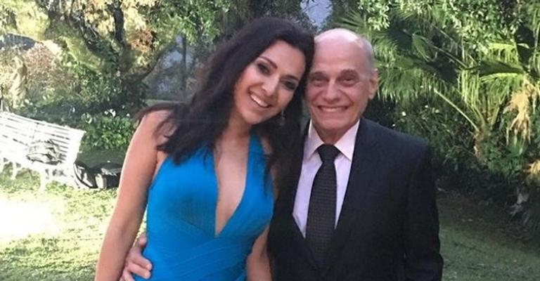 Veruska Seibel relembra foto do dia em que conheceu Ricardo Boechat