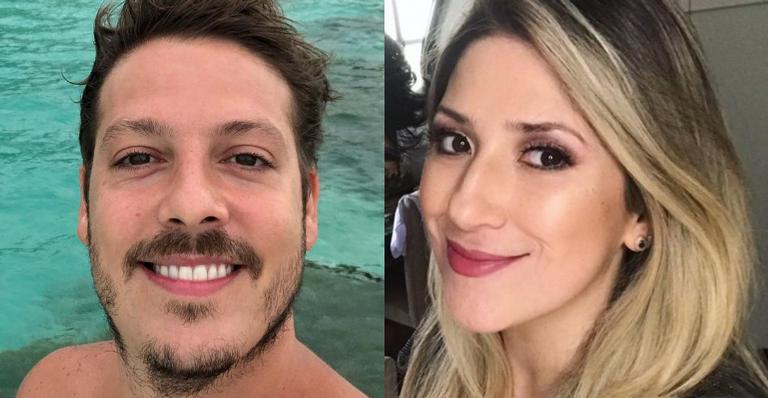 Durante viagem por Punta Cana, Fabio Porchat posa ao lado de Dani Calabresa