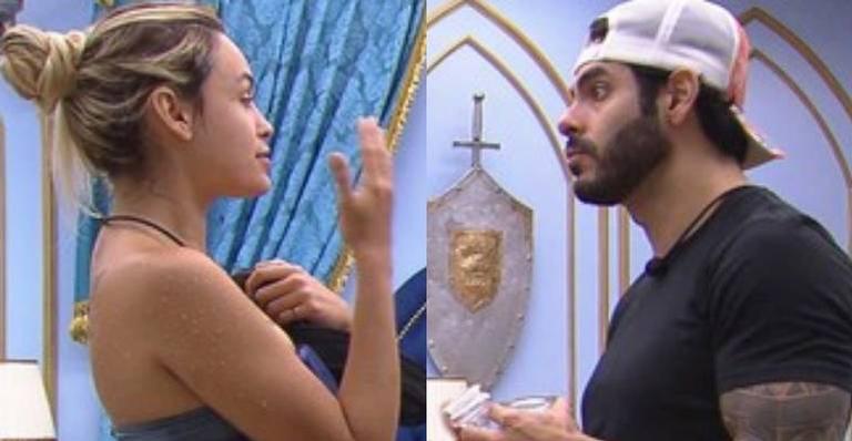 BBB21: Rodolffo conversa com Sarah e avisa: ”Pode contar com a minha fidelidade e do Caio”