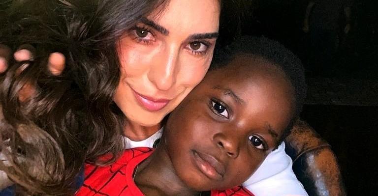Fernanda Paes Leme resgata registro ao lado de Bless e se derrete: ”Dinda te ama”