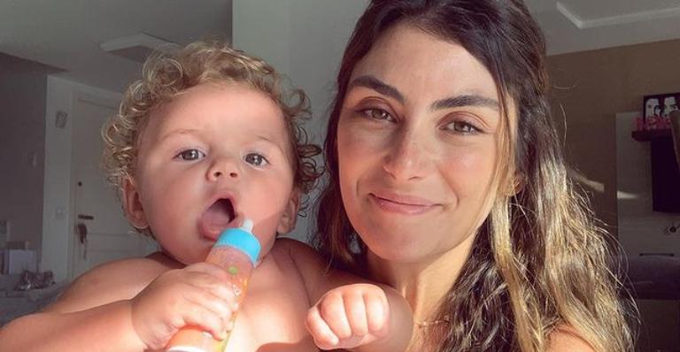 Mariana Uhlmann celebra um ano do filho caçula com textão: ”Nosso grande baby”