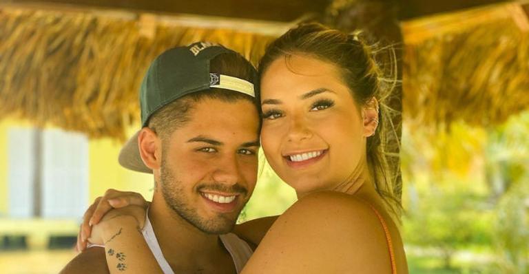 Em Tulum, Virginia Fonseca publica clique noturno com Zé Felipe: ”Minha familinha!”