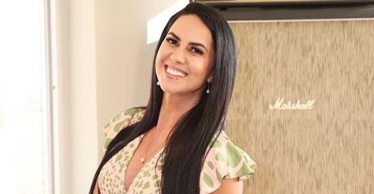 De top e shortinho, Graciele Lacerda posa com roupa de treino e exibe shape sarado: ”Que corpo!”