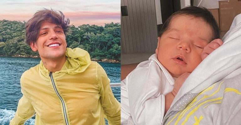 Saulo Poncio comemora um mês do caçula, Henri: ”Veio pra ressignificar tudo”