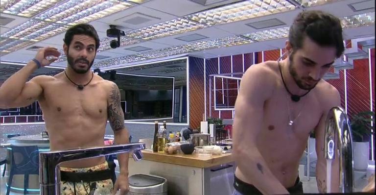 BBB21: Rodolffo e Fiuk especulam sobre a próxima Prova do Líder: ”Será que vai ser rapidão?”