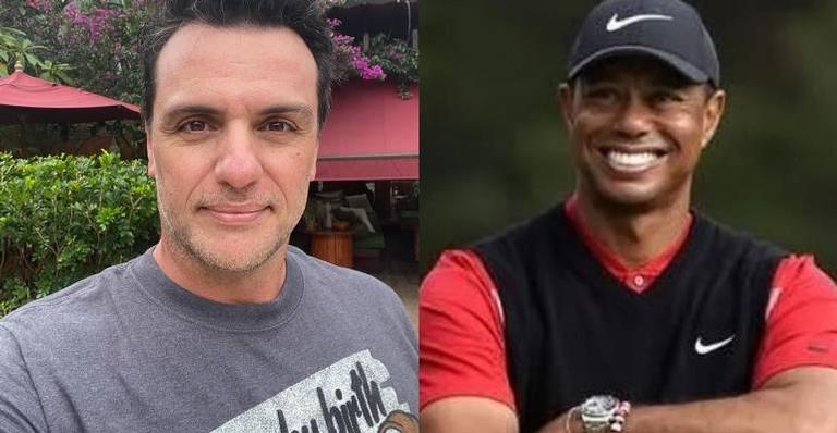 Rodrigo Lombardi deseja boa recuperação para Tiger Woods após grave acidente: ”Orando”