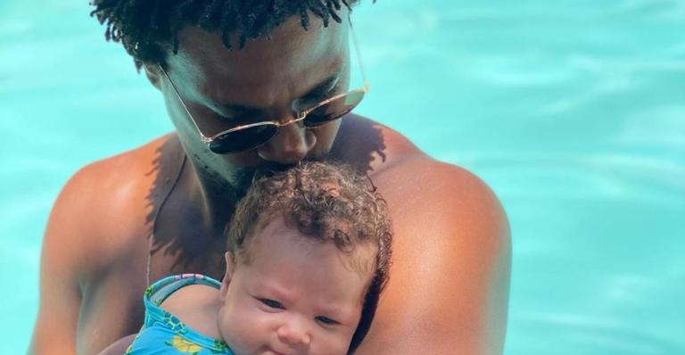 David Junior relembra clique encantador com a filha, Amora e se derrete: ”Te amo demais”