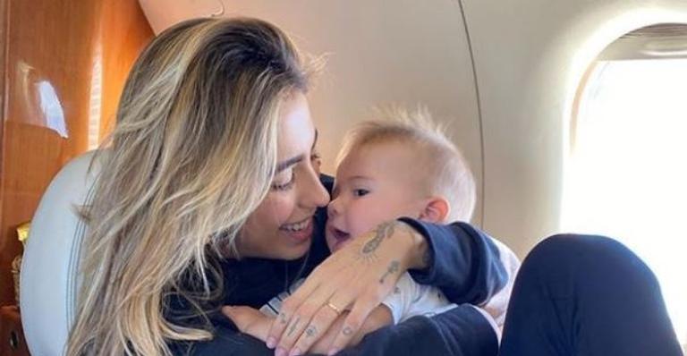 Gabi Brandt explode o fofurômetro ao mostrar Davi contando até dez: ”Eu não aguento”