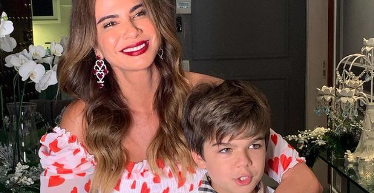 Luciana Gimenez se derrete ao parabenizar o filho caçula: ”Meu amor”