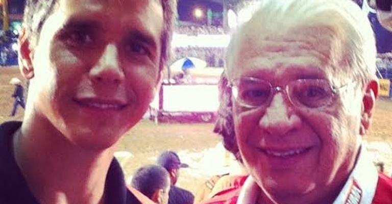 Em clima de TBT, Márcio Garcia relembra último aniversário do pai