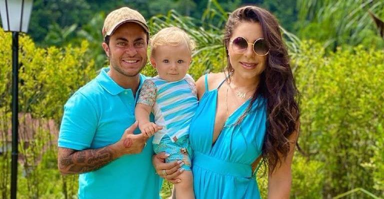 Thammy Miranda relembra cliques do nascimento do filho: ”Dia mais feliz da minha vida!”