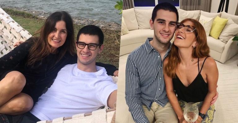 Filho de Fátima Bernardes aparece em clima de romance com namorada: ”Mon amour”