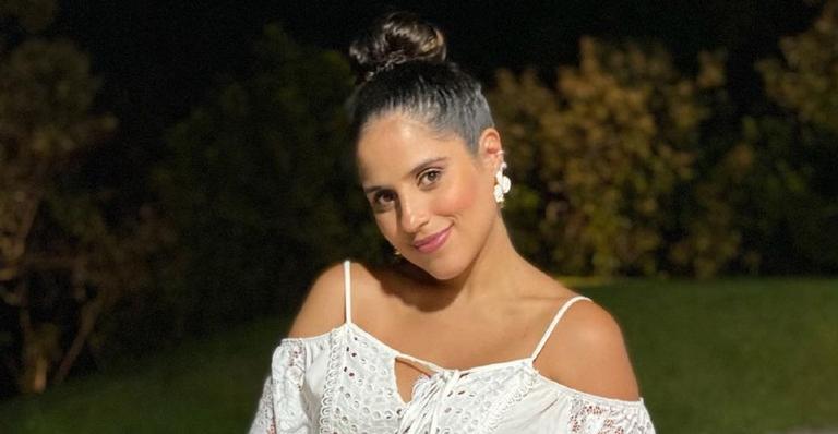 Na reta final da gravidez, Camilla Camargo dispara: ”Só aguardando a chegada”