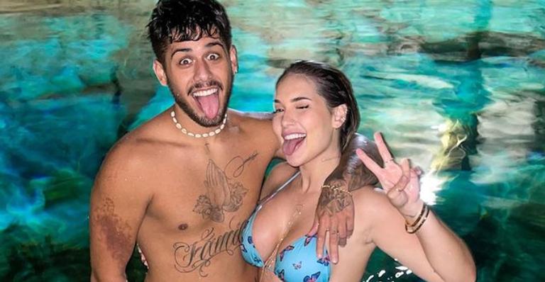 Virginia Fonseca grava música com Zé Felipe e anima fãs: ”Em breve novidades!”