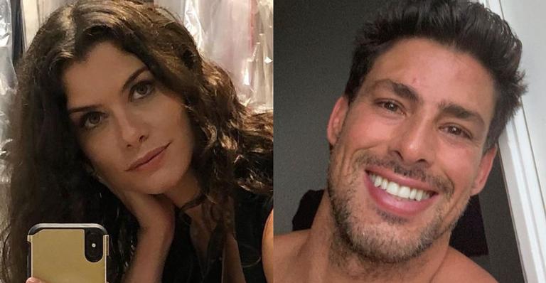 Alinne Moraes exibe bastidores de ‘Um Lugar ao Sol’ ao lado de Cauã Reymond