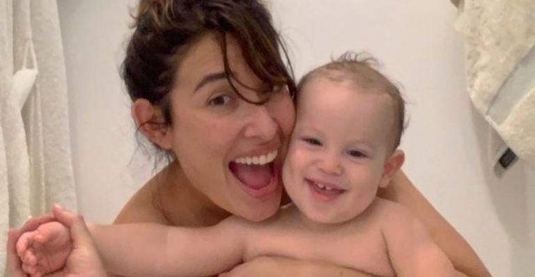 Giselle Itié posta clique com o filho e se declara para o herdeiro: ”Amor meu”