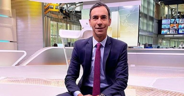 Cesar Tralli lamenta avanço da Covid-19: ”Sinto a aflição dos médicos”