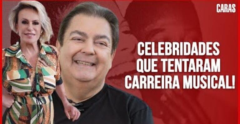 Famosos que arriscaram uma carreira na música