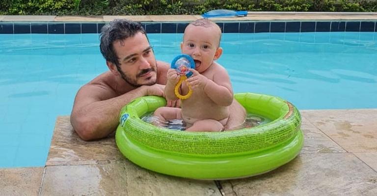 Marcos Veras posta clique fofíssimo com o filho, Davi: ”Por ele que sigo”