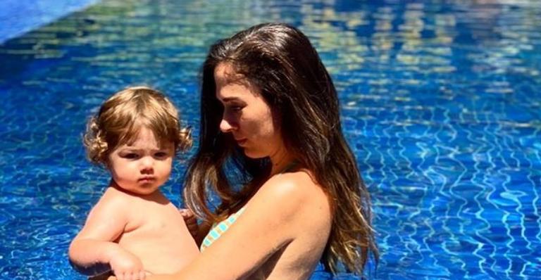 Tata Werneck relembra como escolheu o nome da filha em ultrassom: ”Deusa escolheu o próprio nome”