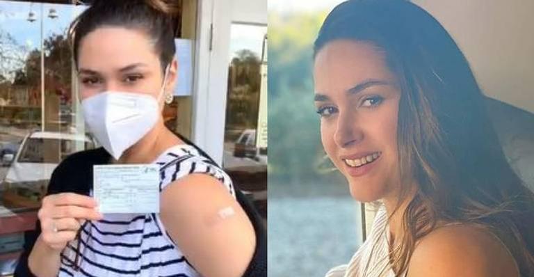 Morando nos Estados Unidos, Fernanda Machado é vacinada contra a Covid-19: ”Gratidão”