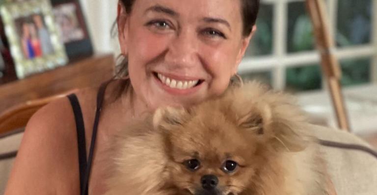 Lilia Cabral celebra aniversário de seu cãozinho, Valentino: ”Você é a minha alegria”