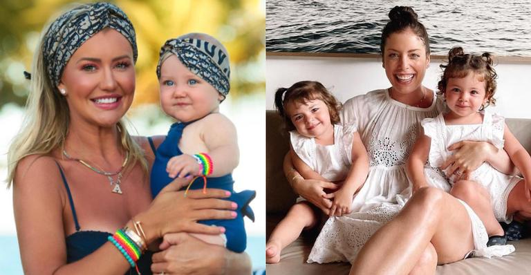 Ana Paula Siebert fotografa Vicky com as filhas de Fabiana Jutus e encanta fãs: ”Três bonecas”