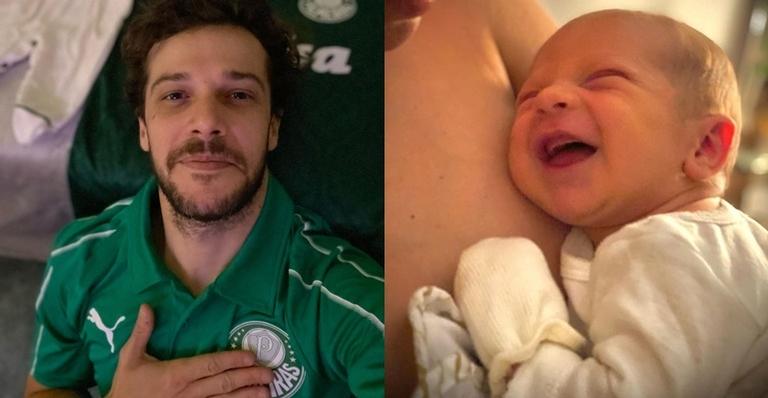 Ao lado do filho, Jayme Matarazzo celebra título do Palmeiras: ”Pé quente”