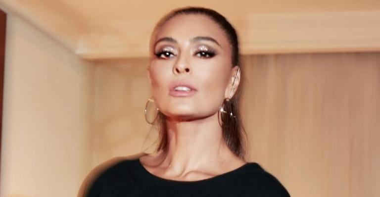 Juliana Paes aposta em look chiquérrimo de mais de R$15mil para almoço em família no shopping