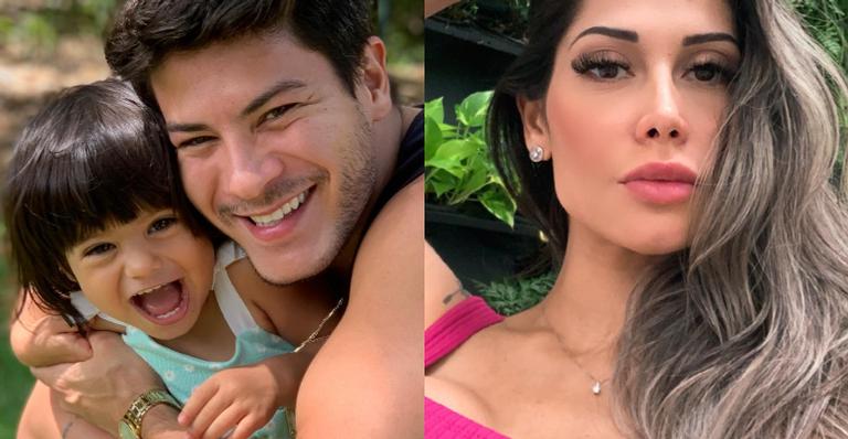 Arthur Aguiar faz declaração comovente para filha e Mayra Cardi: ”Sem elas nada faz sentido”