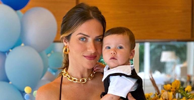 Giovanna Ewbank revela como escolheu o nome de Zyan e brinca: ”Por pouco ele não nasceu sem nome”