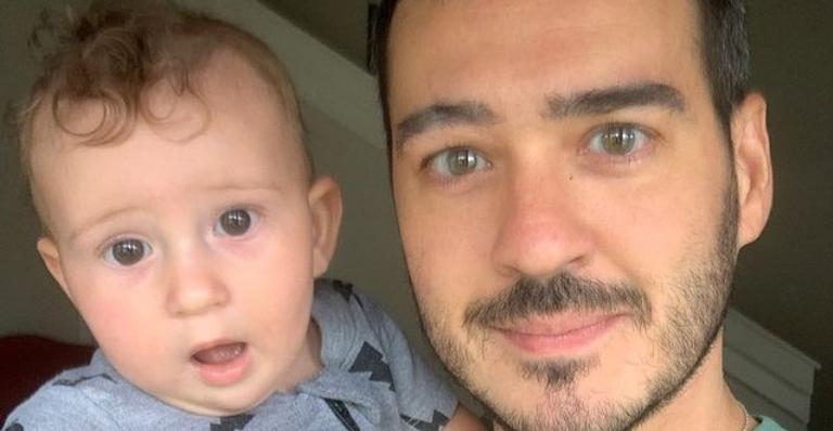 Marcos Veras encanta ao comemorar sete meses do filho, Davi: ”Meu amorzão”