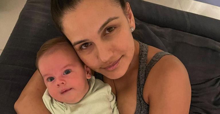 Kyra Gracie diverte a web ao mostrar um momento inusitado com o filho, Rayan: ”Vida de mãe!”