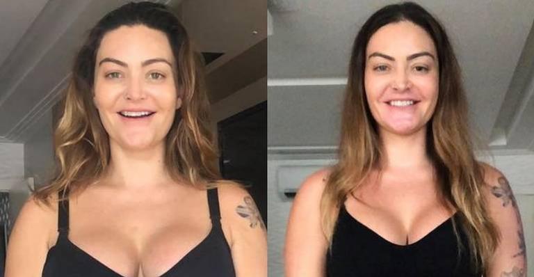 Laura Keller fala sobre perda de peso e mostra mudança do corpo meses após dar à luz: ”Foi difícil’