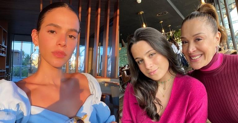 Após trocar declaração com Enzo, Bruna Marquezine comenta vídeo de Claudia Raia: “Tô presa nesse vídeo!”