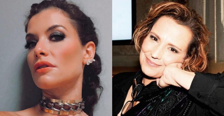 Alinne Moraes exibe bastidores de ‘Um Lugar ao Sol’ ao lado de Ana Beatriz Nogueira