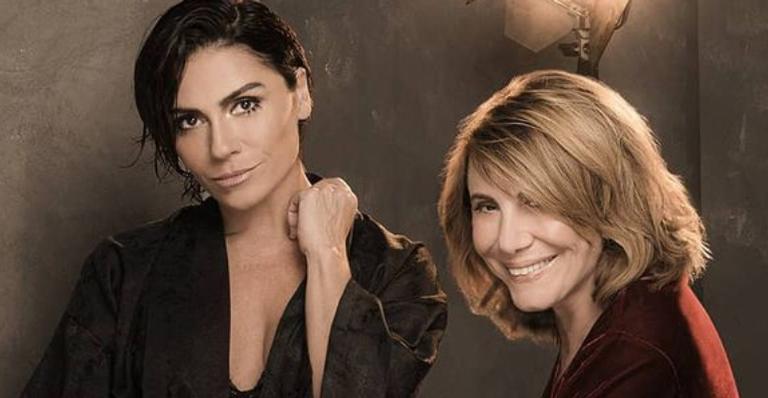 Giovanna Antonelli aparece com Renata Sorrah em cenas dos bastidores de Filhas de Eva