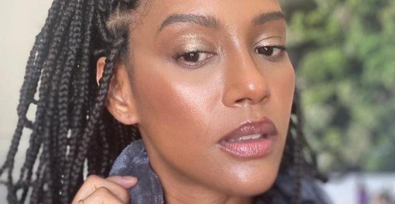Taís Araujo aparece de cara lavada e surpreende internautas: ”Lindíssima”