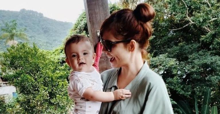 Titi Müller celebra nove meses do filho, Benjamin: ”Maior revolução da minha vida”